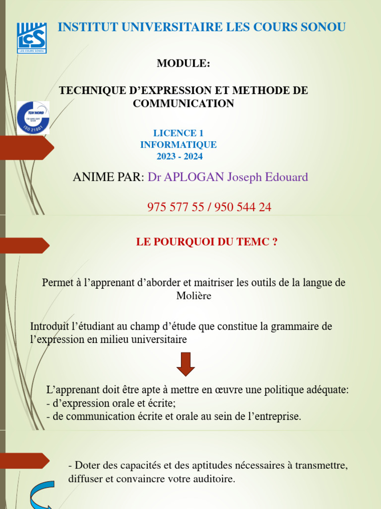 Techniques de Communication Efficaces | PDF | la communication ...