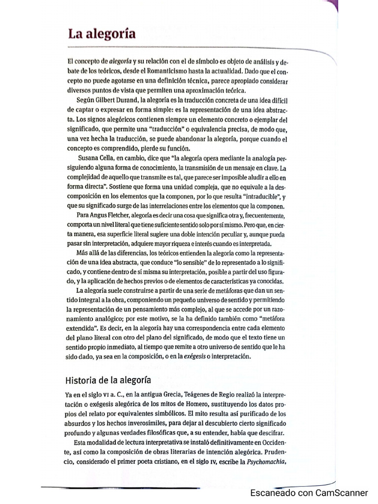 La Alegoria | PDF