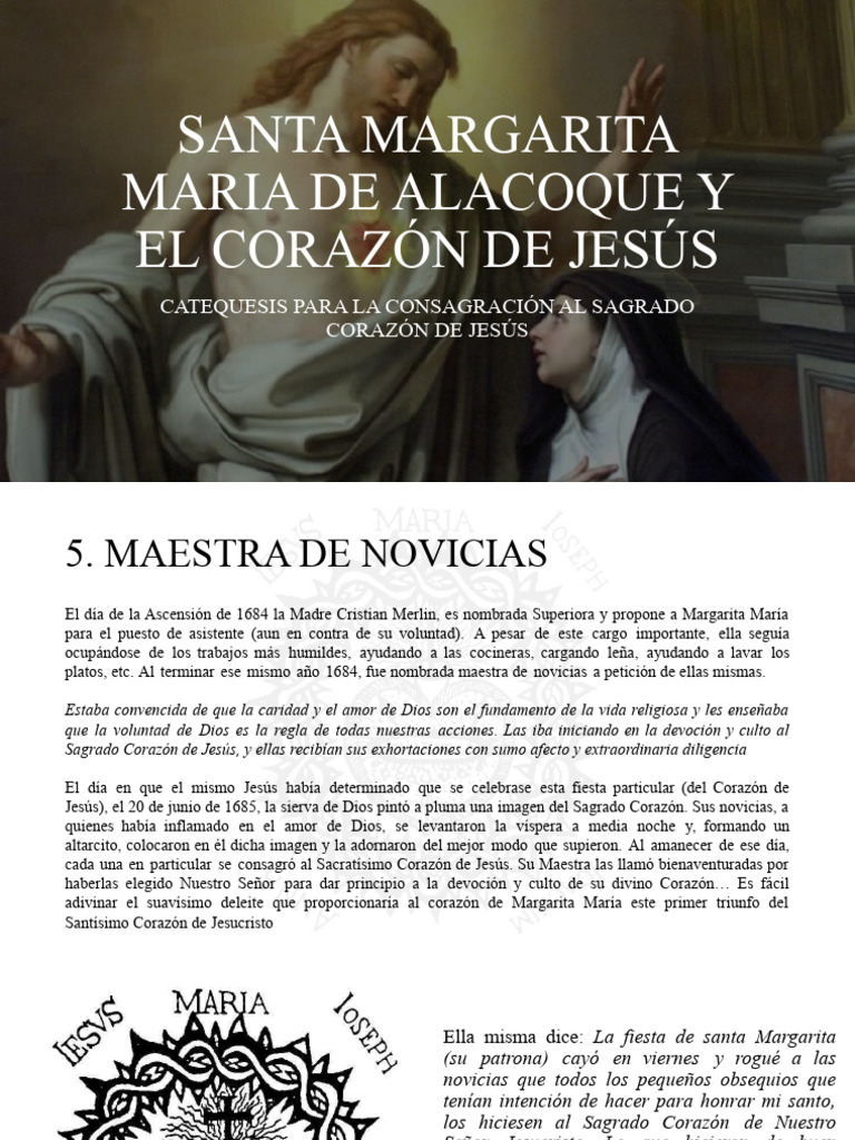 Santa Margarita Maria de Alacoque y El Corazón Clase 2 PDF