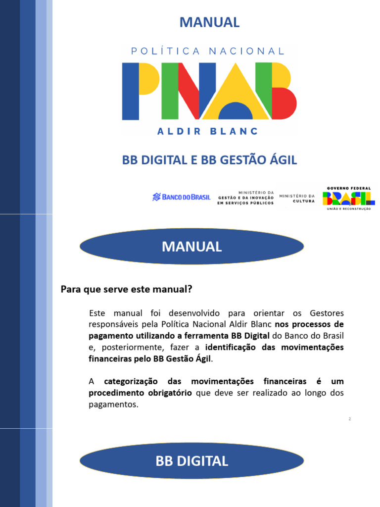 Manual BB Gestão Ágil e Digital | PDF | Conta de transação | Segurança ...