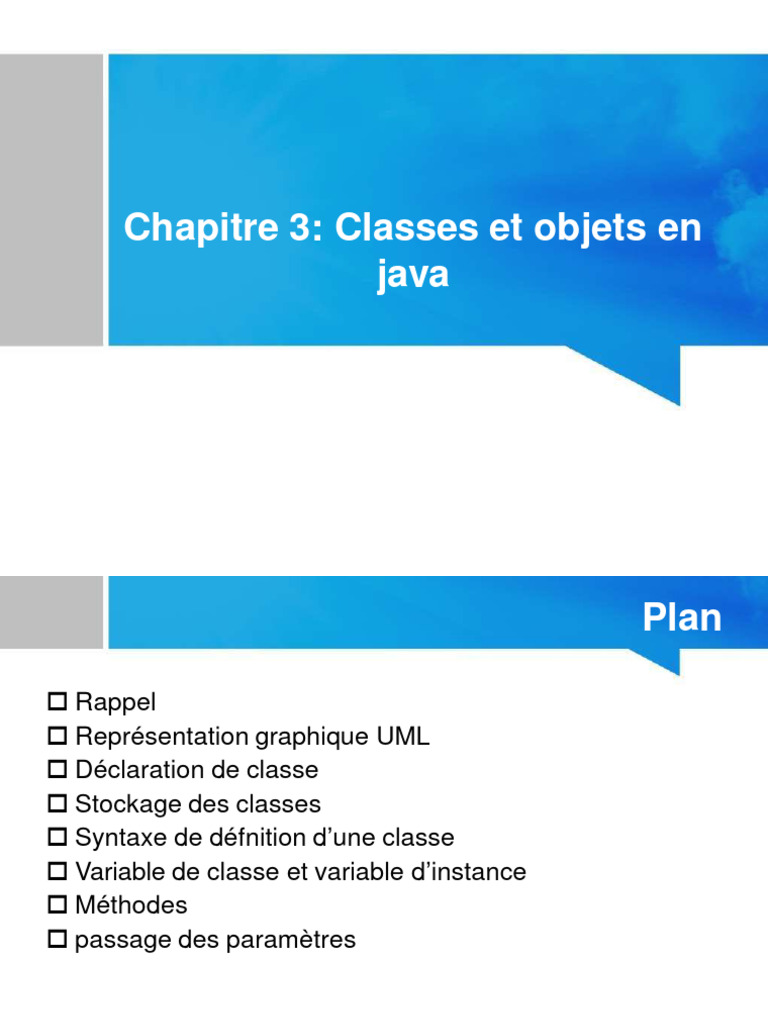 Variables de classe en Java | PDF | Classe (informatique) | Informatique