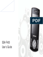 SGH-F400 User's Guide