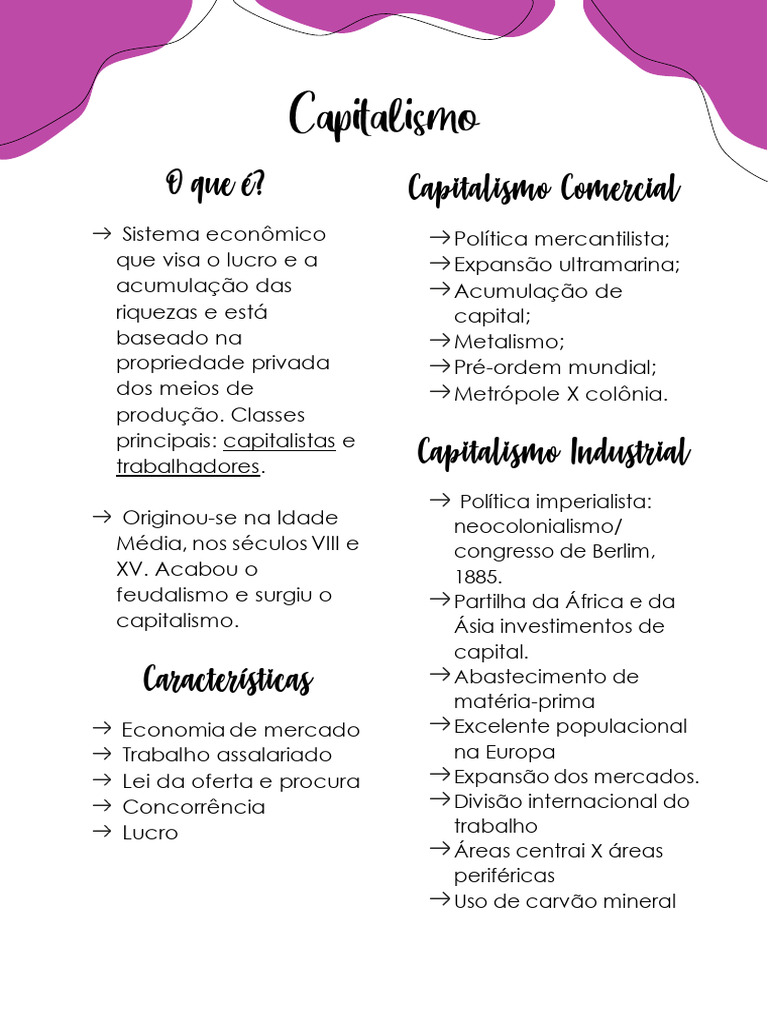 Resumo Geo - 8º Ano - Capitalismo, Socialismo e Guerra Fria | Download ...