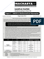 DRONACHARYA-II-2024-SAMPLE PAPER-CLASS-VIII-P3-NSEJS & MO