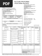 Facture Proforma Proforma Invoice