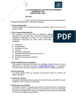 Convocatoria Centro de Estudiantes Gestion (2024-2025)