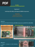 Exp 7dot Matrix Display