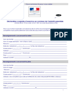 Demande d Exercice Conjoint de l Autorite Parentale 41