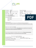 Smith - Pre Consultation Worksheet