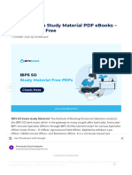 IBPS SO Study Material PDF eBooks – Download for Free