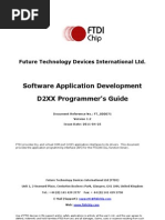 D2XX Programmer's Guide (FT 000071)