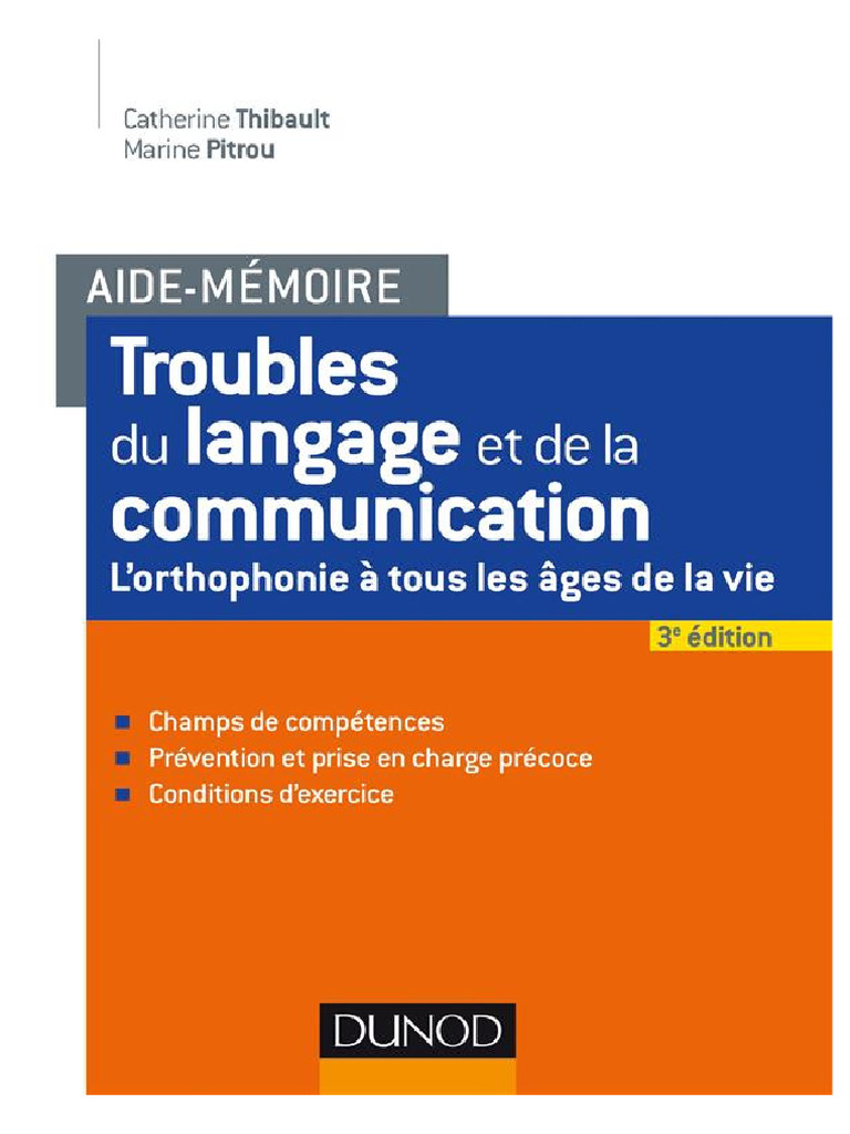 Trouble Du Language Et de La Communication | PDF