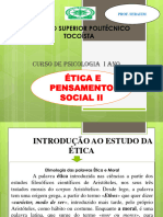 AULAS DE ETICA E PENSAMENTO SOCIAL Novo