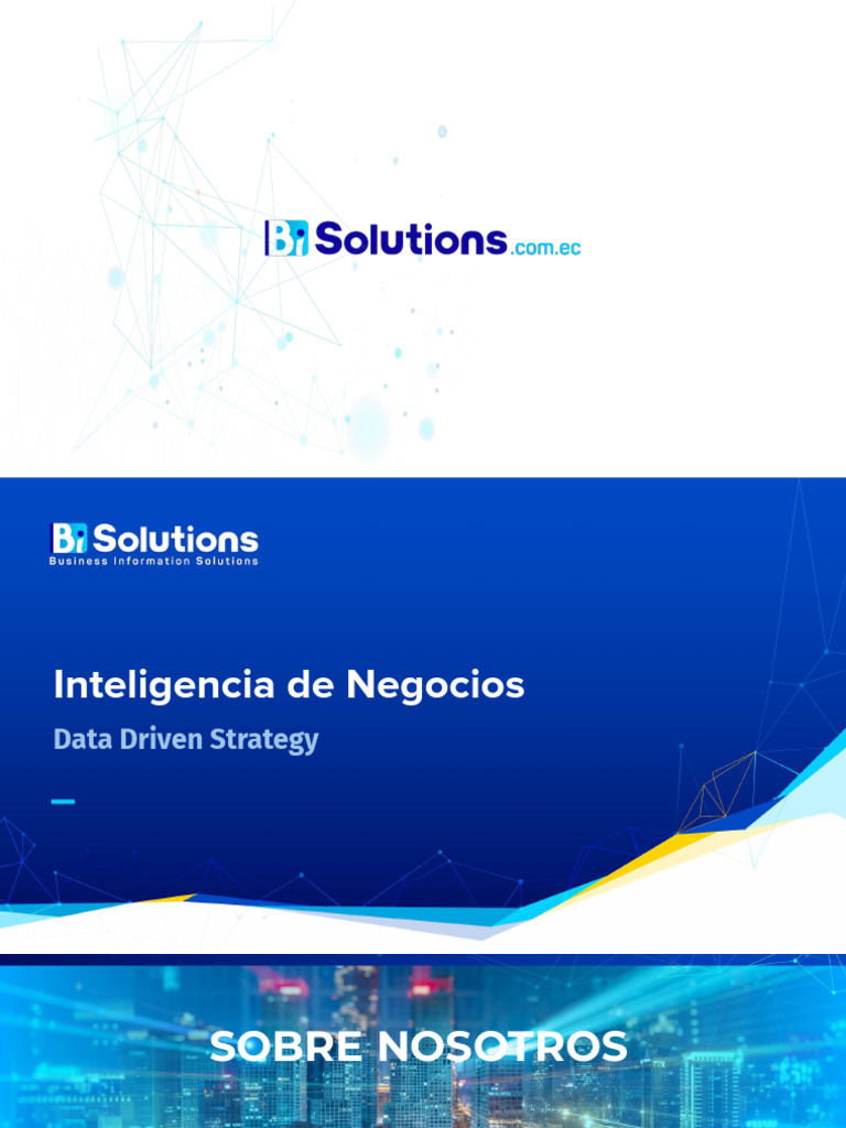 Inteligencia de Negocios | PDF | Inteligencia de negocios | Big Data