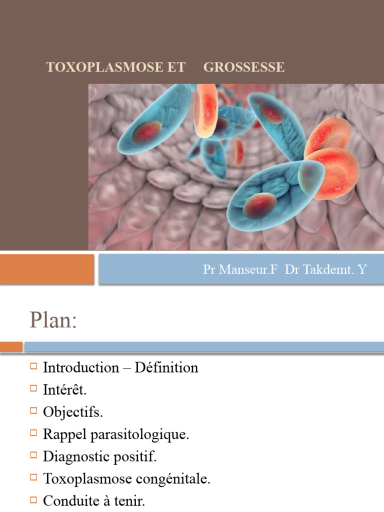 Toxoplasmose et Grossesse Risques et Prévention PDF Spécialités — free download