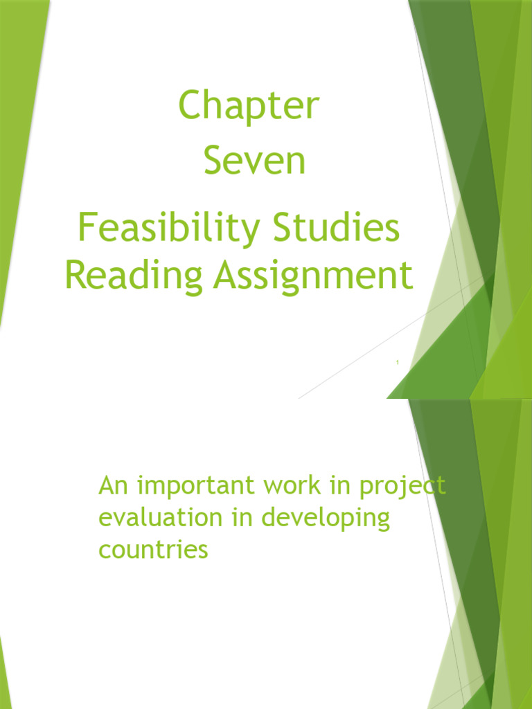 Chapter 7 Feasibility Project Study Reading Assignment | PDF ...
