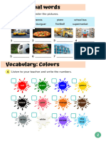 VOCABULARY colors, numbers and the alphabet (1)