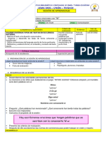 COM - Escribimos Oraciones Con W 23-10