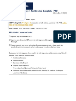 ADP Project Justification Template (PJT) : Student Information