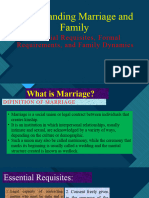 Understanding Marriage and Family