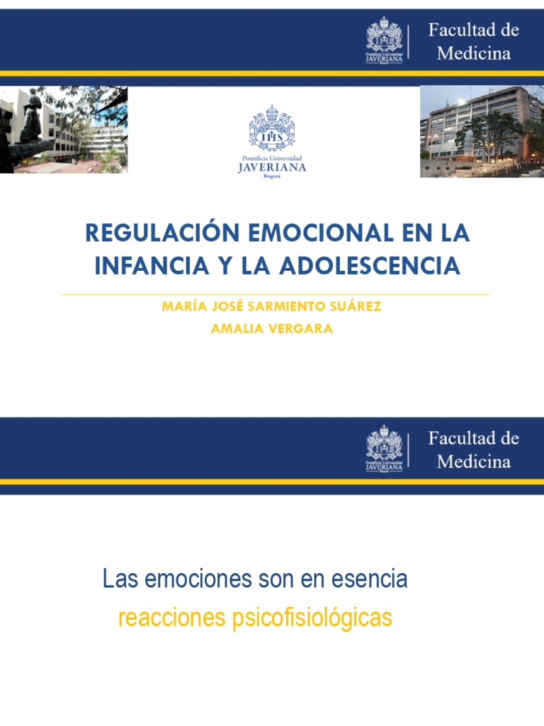 Regulación Emocional Infantil | PDF | Las emociones | Autorregulación ...