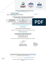 Certificado 06275 Cables Multiconductores de Cobre CENTELFLEX PLUS UL 1277