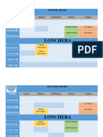 Horario 2024 - 7 de Junio