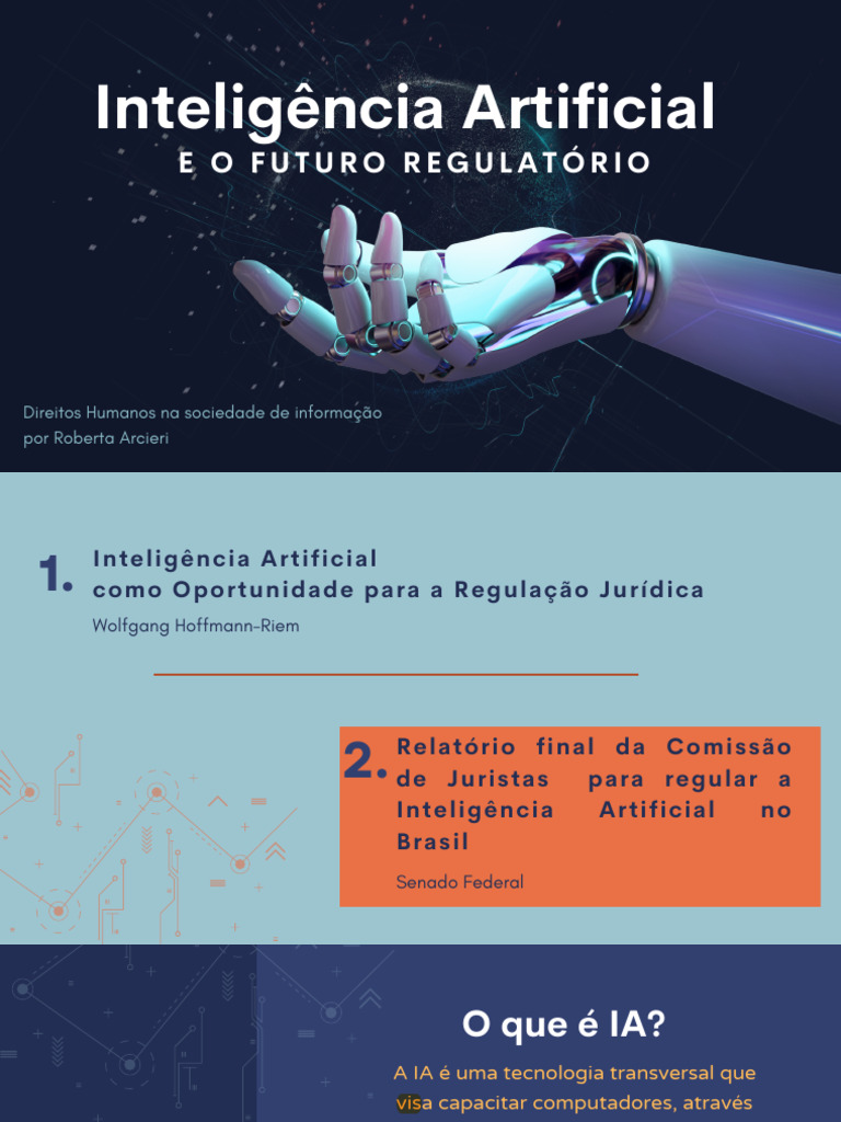 Regulação da Inteligência Artificial no Brasil | PDF | Governança ...