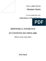 REPENSER LA TOLERANCE