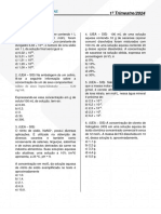 LISTA - Concentração de Soluções