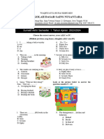 Soal SAS Ganjil Kelas 4 Fix