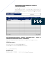 ANEXO G.2 Formulário para Alteração de Percentuais e de Beneficiárias GD - JOSE ROBERTO SCALAMBRA