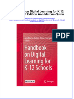 [Download pdf] Handbook On Digital Learning For K 12 Schools 1St Edition Ann Marcus Quinn online ebook all chapter pdf 