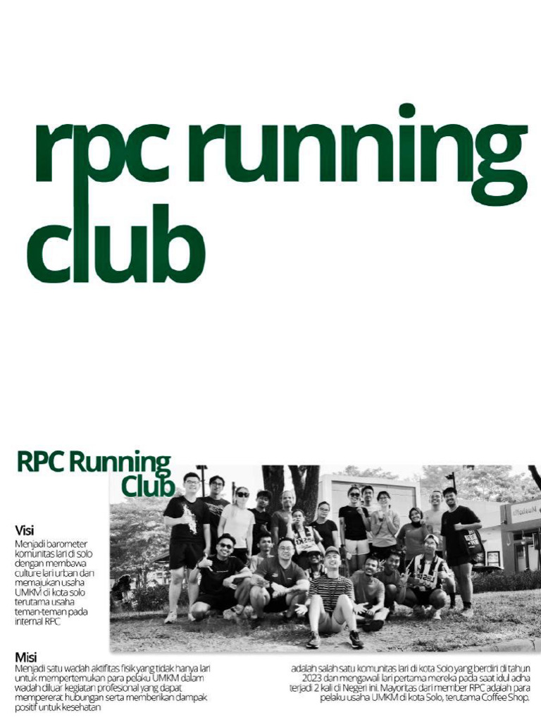 Profil RPC Running Club | PDF