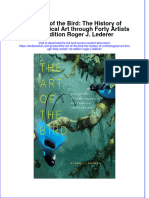 [Download pdf] The Art Of The Bird The History Of Ornithological Art Through Forty Artists 1St Edition Roger J Lederer online ebook all chapter pdf 