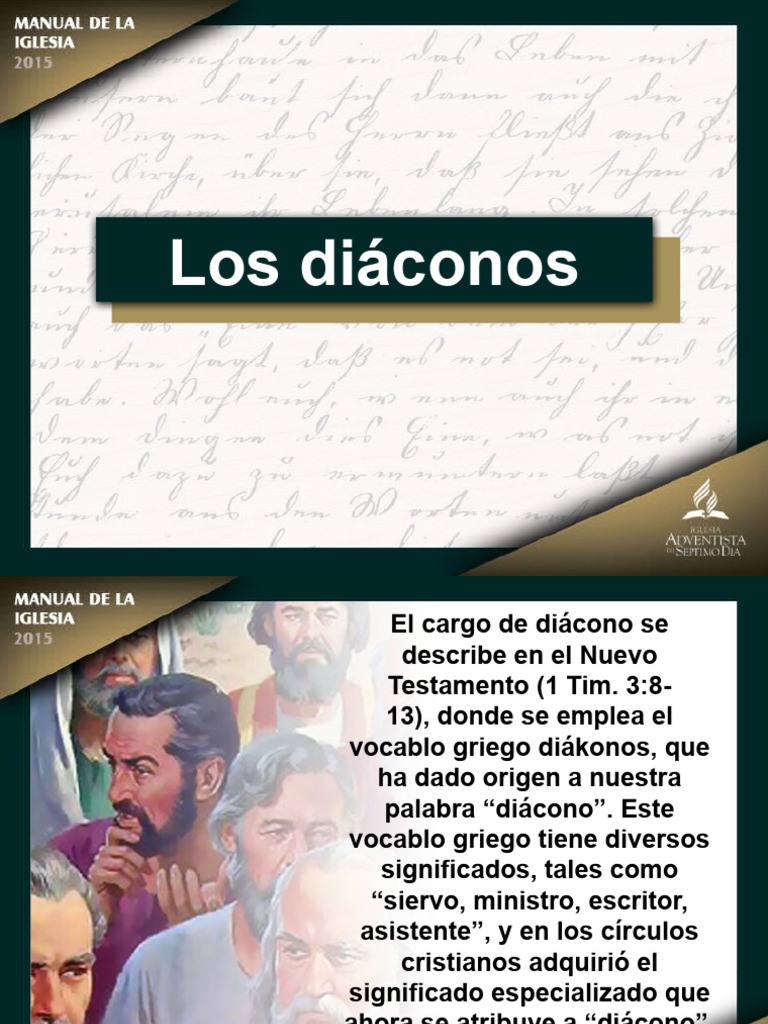 Los Diáconos | PDF | Diácono