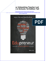 (Download PDF) Edupreneur Unleashing Teacher Led Innovation in Schools 1St Edition Tait Online Ebook All Chapter PDF