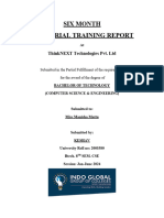 Industrial Training Report Keshav July