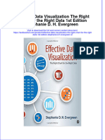[Download pdf] Effective Data Visualization The Right Chart For The Right Data 1St Edition Stephanie D H Evergreen 2 online ebook all chapter pdf 