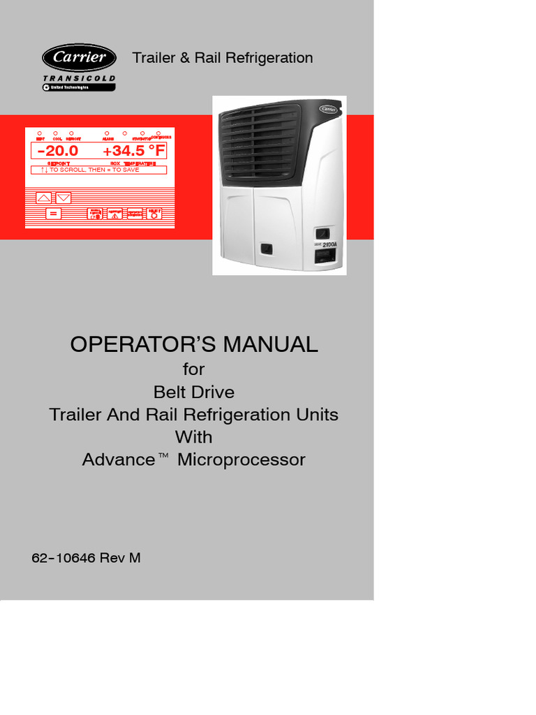 Carrier Xt2100a Manual Pdf Coolant Menu Computing