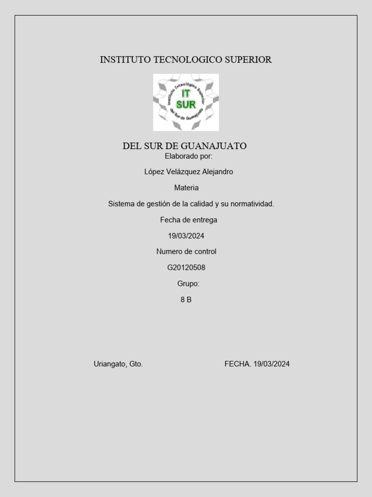 Ejercicios sobre ISO 9001:2015 | PDF | Calidad (comercial) | Sistema de ...