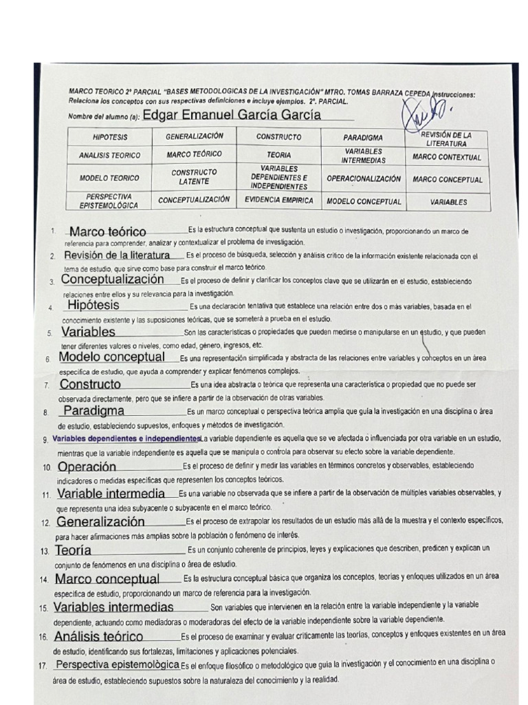Act 7 Conceptos Basicos | PDF