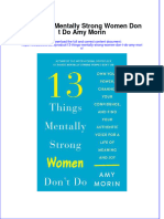 [Download pdf] 13 Things Mentally Strong Women Don T Do Amy Morin online ebook all chapter pdf 