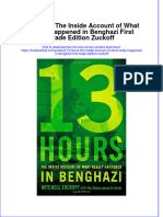 (Download PDF) 13 Hours The Inside Account of What Really Happened in Benghazi First Trade Edition Zuckoff Online Ebook All Chapter PDF