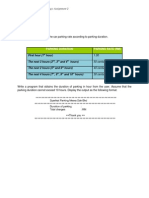 CSC 425 Assignment 2 Parking Rate Calculator