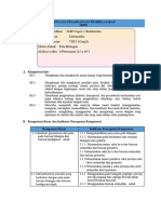 RPP KD 3.1 & 4.1 (Pola Bil, Barisan & Deret)