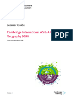 9696 Learner Guide (For Examination From 2018)