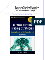 (Download PDF) 17 Proven Currency Trading Strategies Website How To Profit in The Forex Market 1St Edition Mario Singh Online Ebook All Chapter PDF