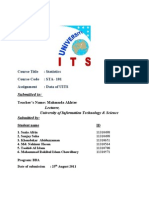 Term Paper Statistics