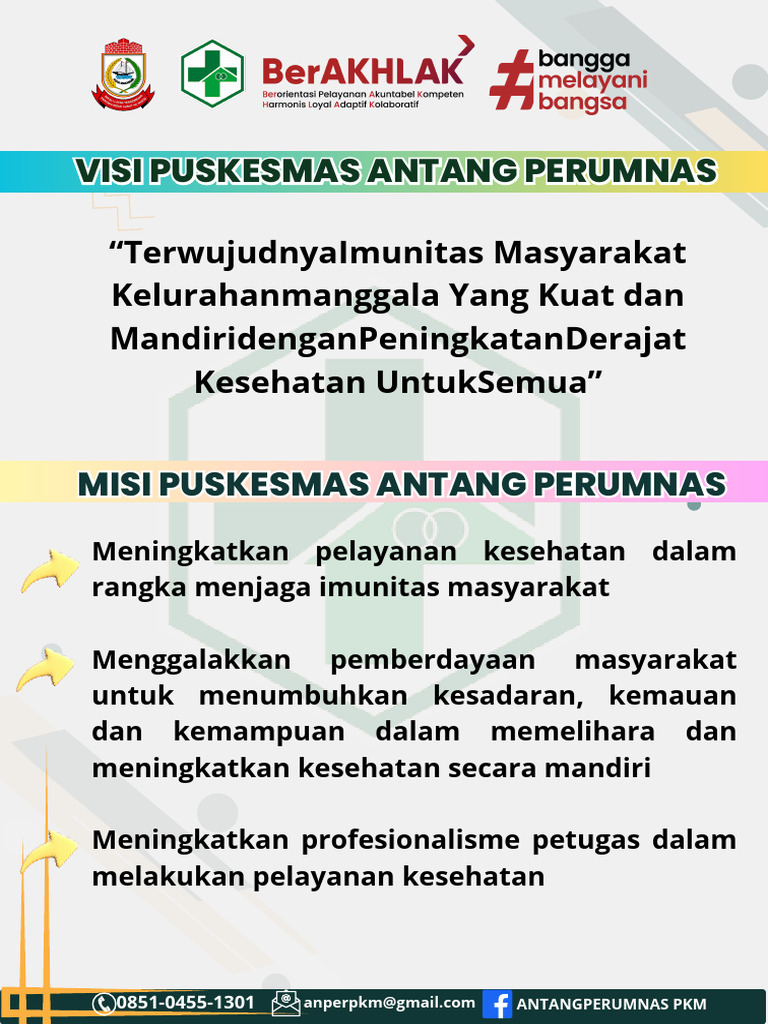Misi dan Visi Puskesmas Antang Perumnas | PDF | Kesehatan Holistik